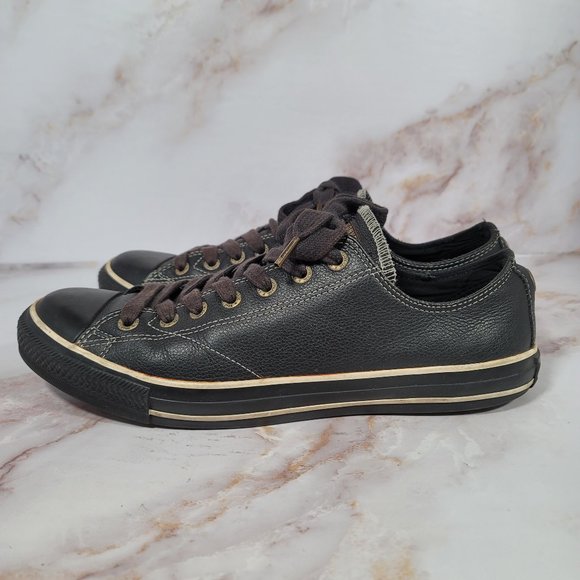 Converse Other - Converse Chuck Taylor Black Leather Low  Sneaker